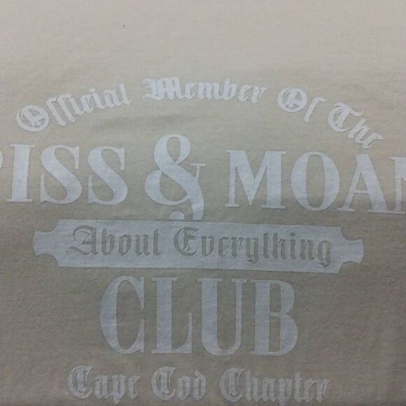 Piss and Moan Club of Cape Cod Tshirt, 3XL, Comfort Colors - Picture 1 of 7